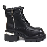 Ghete Piele Naturala Feeling Z051-16 Black